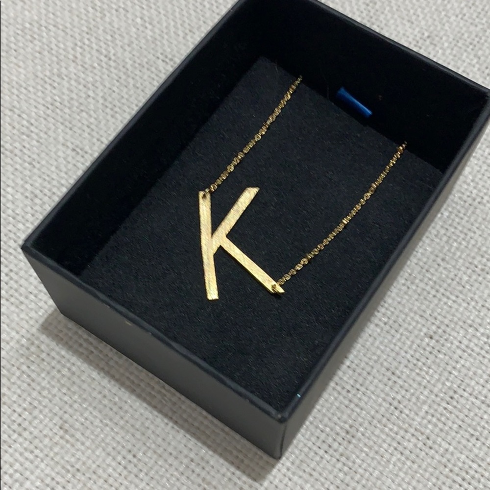NWT “K” Necklace